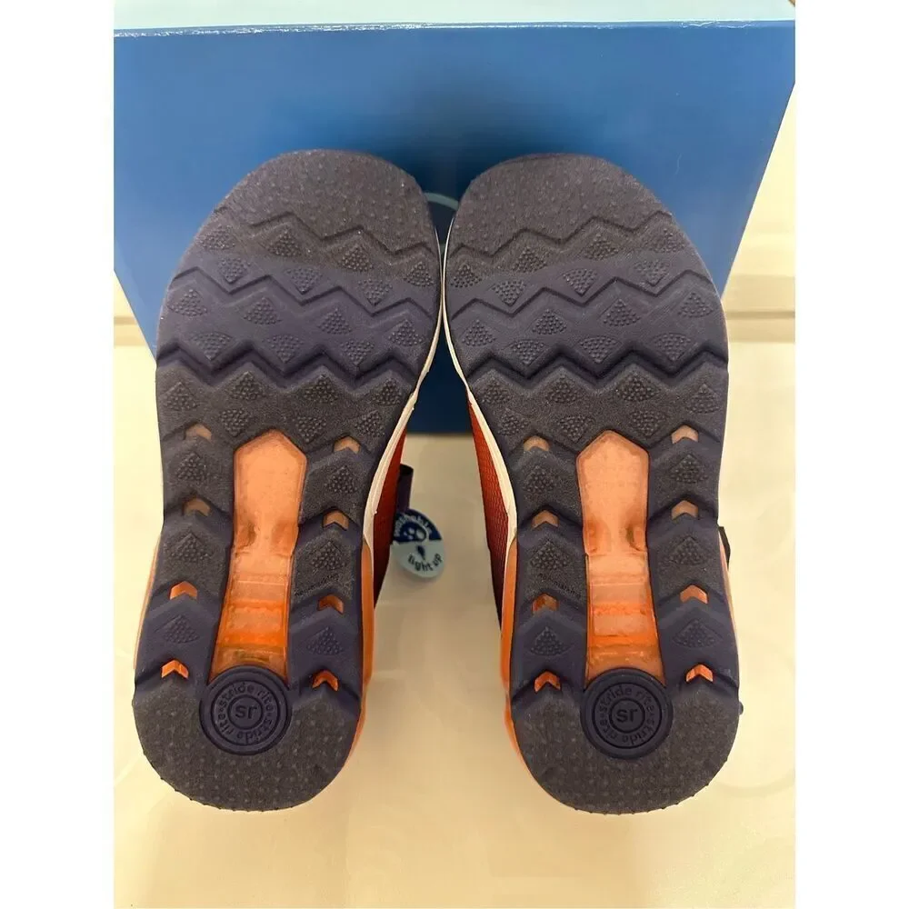 Stride Rite Girls purple multi sneakers size US 2/ EU 33 1/5 NIB
